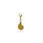 Gold Snail Shell Necklace Charm