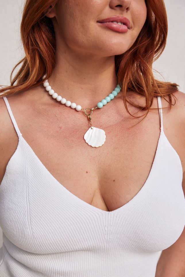 Pearl Shell Necklace Charm