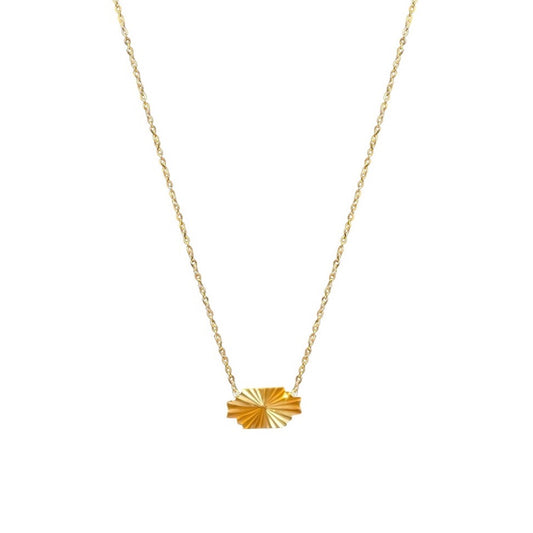 starburst necklace womens plated gold 